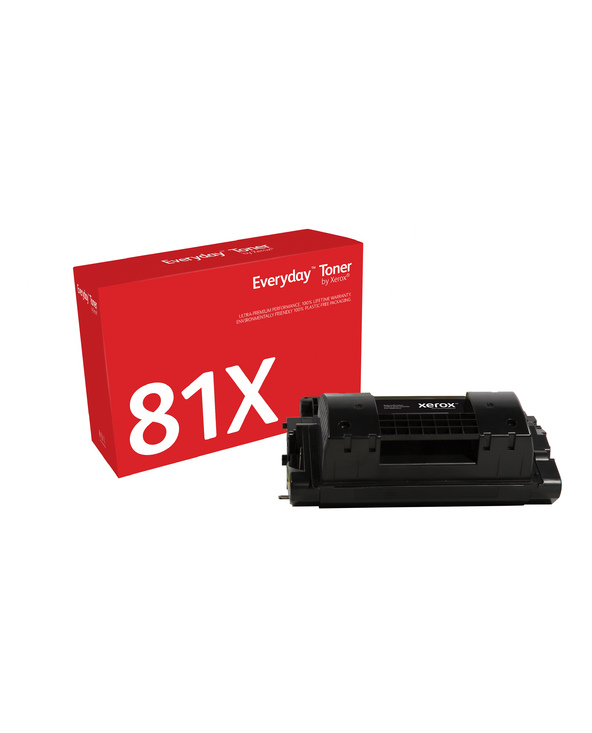 Everyday Toner Noir  de Xerox compatible avec HP 81X (CF281X/ CRG-039H), Capacité standard