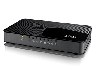 Zyxel GS-108S v2 Non-géré Gigabit Ethernet (10/100/1000) Noir