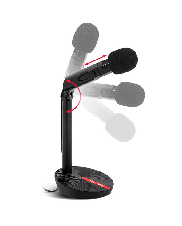 Spirit of Gamer MIC-EKO microphone Noir Microphone de console de jeu