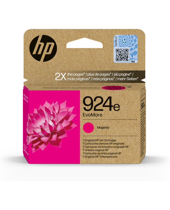 HP 924e Cartouche d’encre authentique Magenta EvoMore