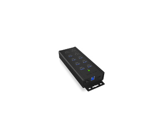 ICY BOX IB-HUB1703-QC3 USB 3.2 Gen 1 (3.1 Gen 1) Type-B 5000 Mbit/s Noir