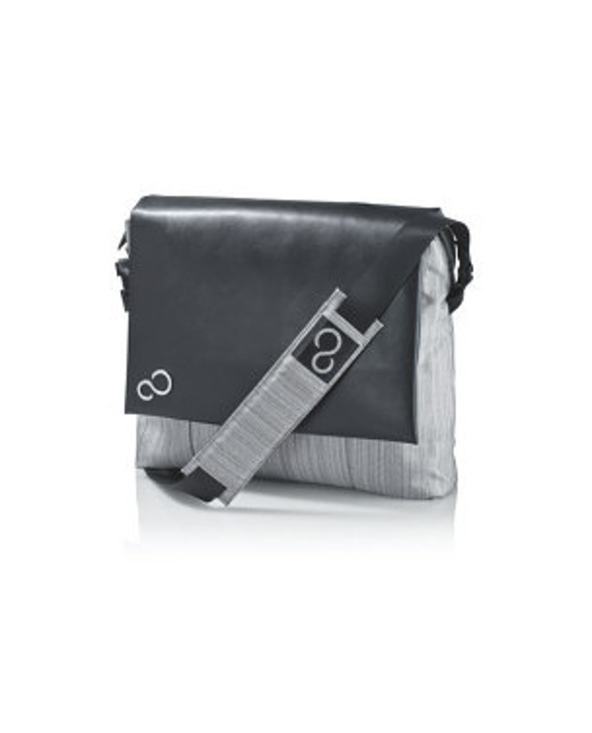 Fujitsu S26391-F1194-L171 sacoche d'ordinateurs portables 35,6 cm (14") Sac Messenger Noir, Gris