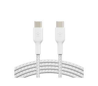 Belkin CAB004BT1MWH2PK câble USB 1 m USB 2.0 USB C Blanc