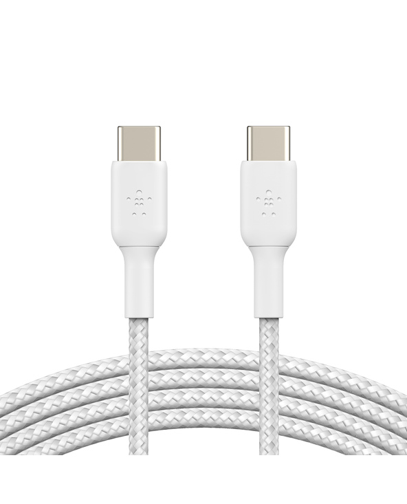 Belkin CAB004BT1MWH2PK câble USB 1 m USB 2.0 USB C Blanc