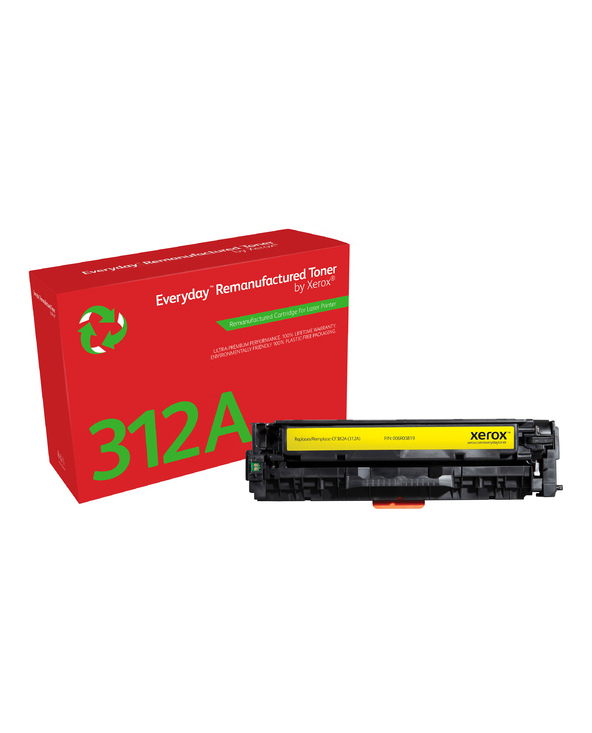 Everyday Toner Jaune  de Xerox compatible avec HP 312A (CF382A), Capacité standard