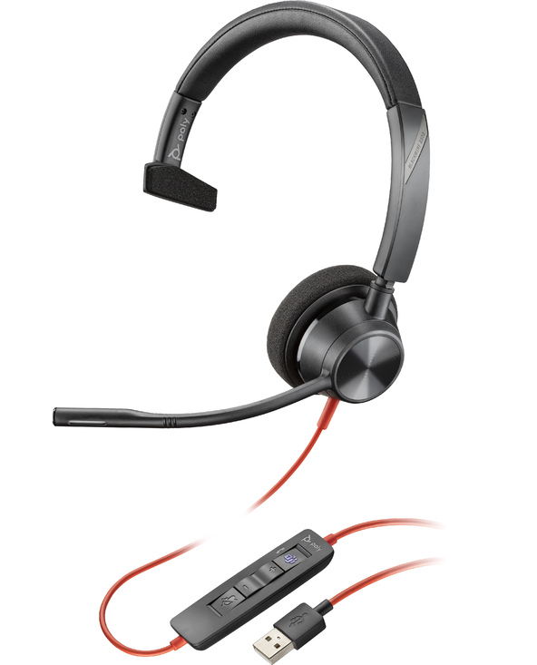 POLY Micro-casque Blackwire 3310 USB-A certifié Microsoft Teams POLY Micro-casque Blackwire 3310 USB-A certifié Microsoft Teams