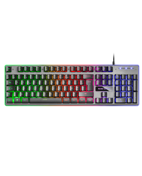 Mars Gaming MK220FR clavier USB Français Noir, Gris