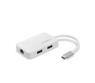 Edimax EU-4308 station d'accueil USB 3.2 Gen 1 (3.1 Gen 1) Type-C Blanc