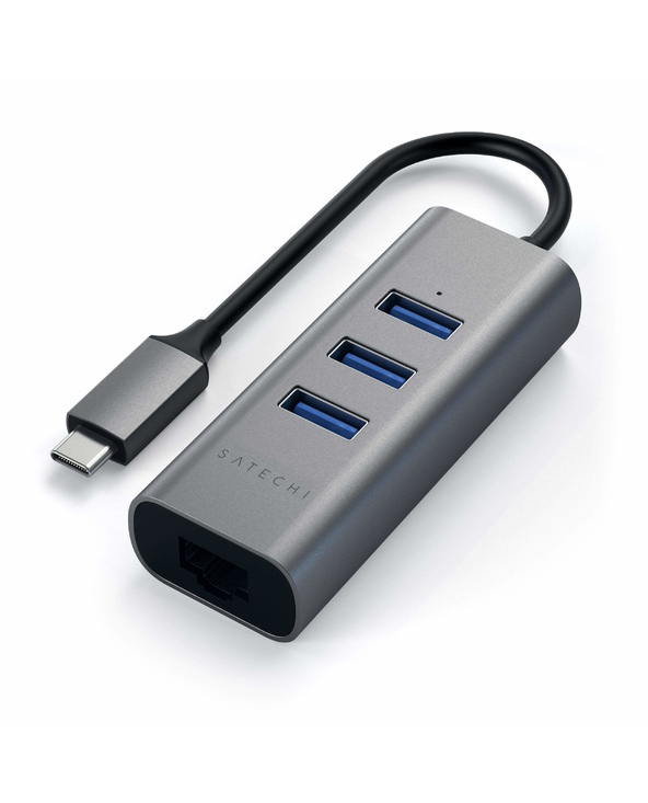 Satechi ST-TC2N1USB31AM station d'accueil USB 3.2 Gen 1 (3.1 Gen 1) Type-C Gris