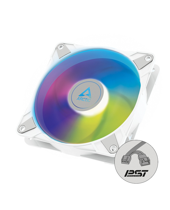 ARCTIC P14 PWM PST A-RGB Boitier PC Ventilateur 14 cm Blanc 1 pièce(s)