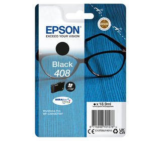 Epson Singlepack Black 408 DURABrite Ultra Ink