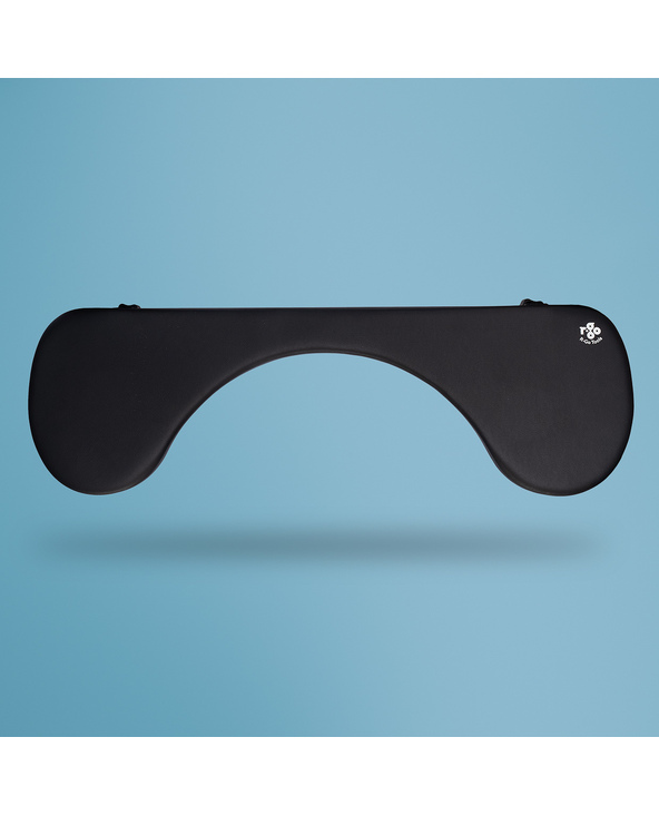 R-Go Tools Accoudoir ergonomique R-Go, symétrique, avec découpe abdominale, mousse souple, noir.