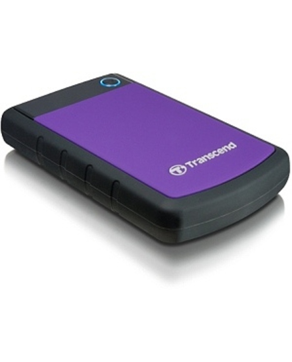 Transcend StoreJet TS1TSJ25H3P disque dur externe 1 To Noir, Violet