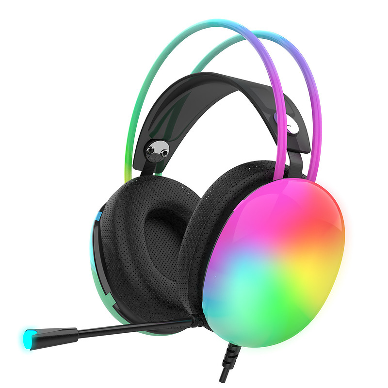 Inca IGK-X8S écouteur/casque Avec fil Arceau Jouer Noir