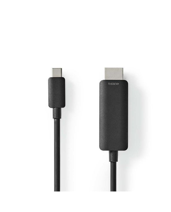 Nedis CCGP64655BK10 câble vidéo et adaptateur 1 m USB Type-C HDMI Noir