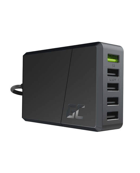 Green Cell CHARGC05 chargeur d'appareils mobiles Universel Noir Secteur Charge rapide Intérieure