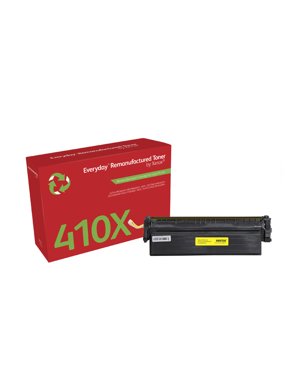 Everyday Toner remanufacturé Jaune  de Xerox compatible avec HP 410X (CF412X), Grande capacité