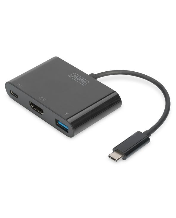 Digitus Adaptateur multi-ports USB Type-C HDMI, 3 ports