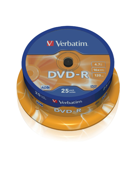 Verbatim 43667 4,7 Go DVD-R 25 pièce(s) Verbatim 43667 4,7 Go DVD-R 25 pièce(s)