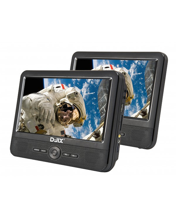 D-Jix PVS 706-50SM Lecteur DVD/Blu-Ray portable Lecteur DVD portable Mural 17,8 cm (7") 800 x 480 pixels Noir D-Jix PVS 706-50SM Lecteur DVD/Blu-Ray portable Lecteur DVD portable Mural 17,8 cm (7") 800 x 480 pixels Noir