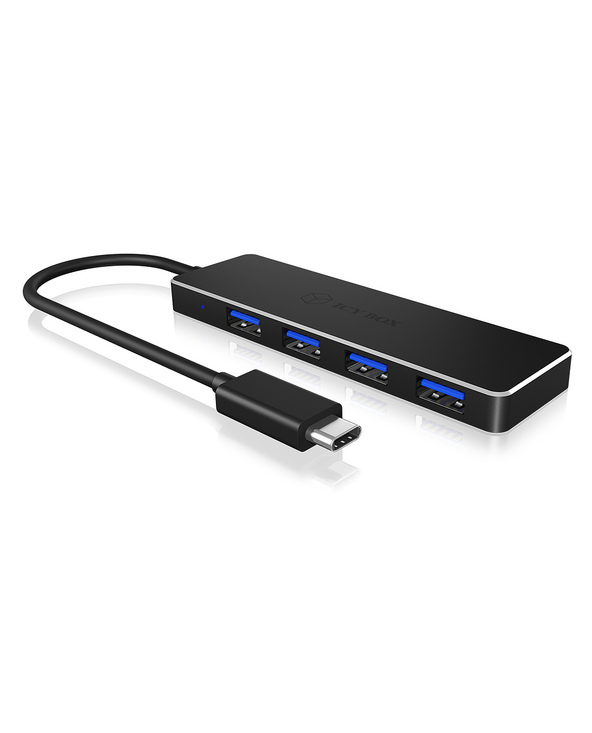 ICY BOX IB-HUB1410-C3 USB 3.2 Gen 1 (3.1 Gen 1) Type-C 5000 Mbit/s Noir