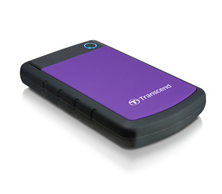 Transcend StoreJet 25H3P (USB 3.0), 2TB disque dur externe 2 To Noir, Violet