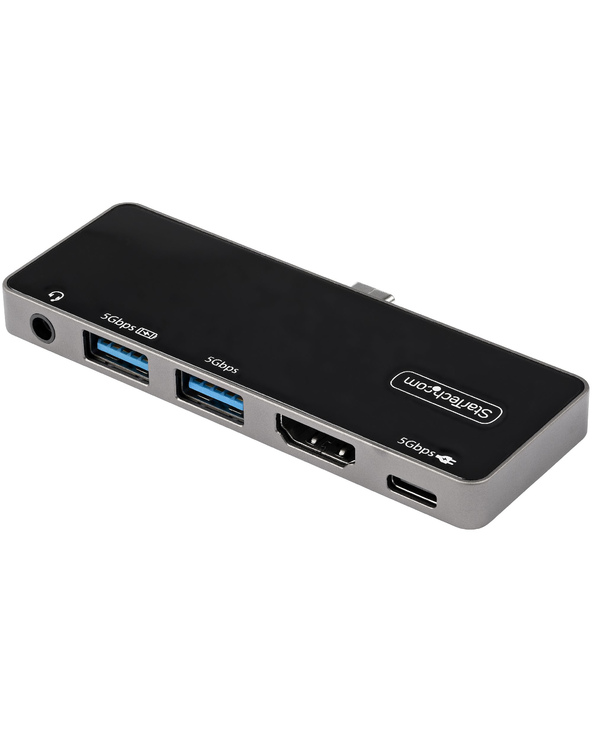 StarTech.com Adaptateur Multiport USB-C - USB-C vers 4K 60Hz HDMI 2.0 - Power Delivery Passthrough 100W - Hub USB 3.0 3 Ports - 