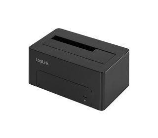 LogiLink QP0027 Station d'accueil de disques de stockage USB 3.2 Gen 2 (3.1 Gen 2) Type-C Noir