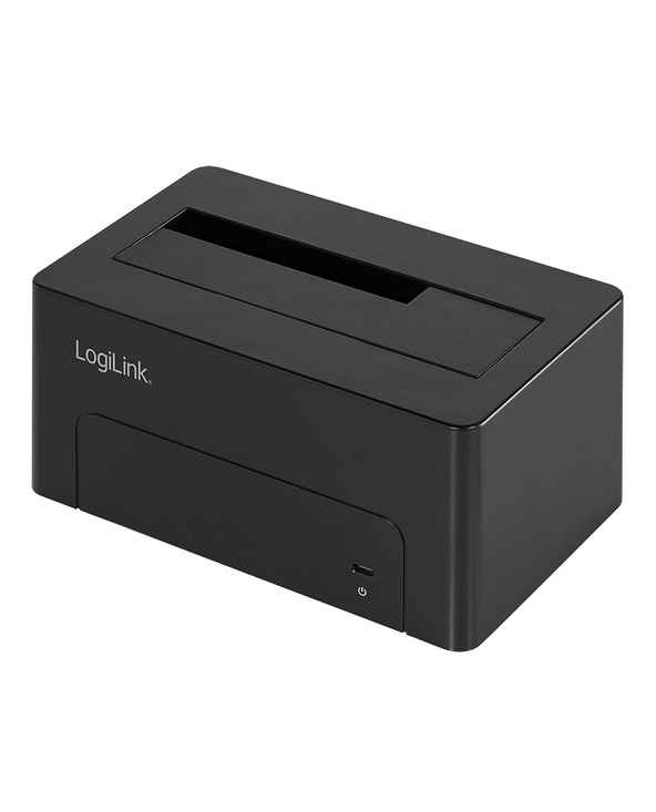 LogiLink QP0027 Station d'accueil de disques de stockage USB 3.2 Gen 2 (3.1 Gen 2) Type-C Noir