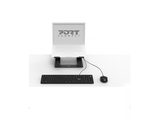 Port Designs 501896 clavier Souris incluse USB Noir