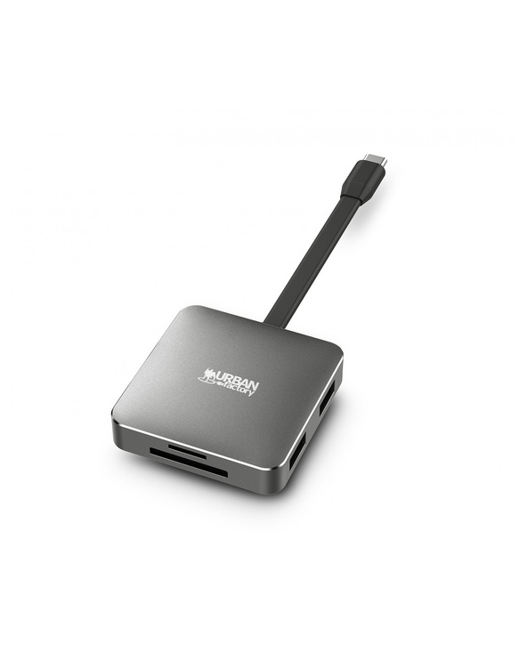 Urban Factory HUBEE LIGHT USB 3.2 Gen 1 (3.1 Gen 1) Type-C Gris