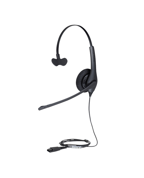 Jabra Biz 1500 Mono Casque Avec fil Arceau Bureau/Centre d'appels Bluetooth Noir