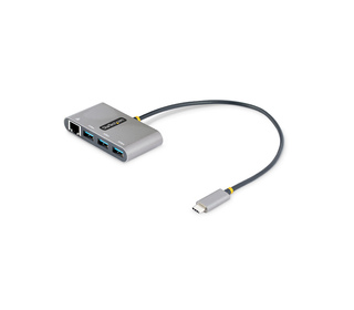 StarTech.com Hub USB-C à 3 ports avec Ethernet - 3x USB-A - USB 3.0 5Gbps - Alimentation par Bus - Hub USB Thunderbolt 3 - Adapt