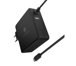 ICY BOX IB-PS101-PD Ordinateur portable, Smartphone, Tablette Noir Secteur Intérieure