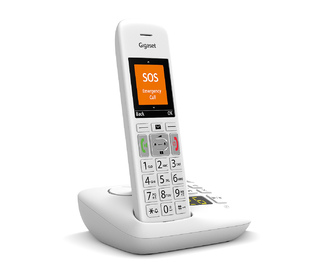 Gigaset E390A Téléphone DECT Identification de l'appelant Blanc