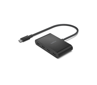 Belkin AVC018BTBK hub & concentrateur USB Type-C 10000 Mbit/s Noir