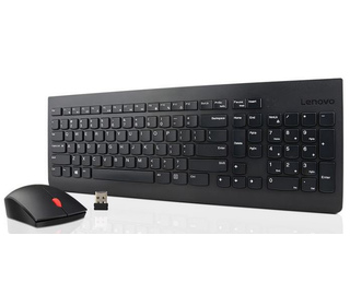 Lenovo 4X30M39490 clavier Souris incluse RF sans fil Espagnole Noir