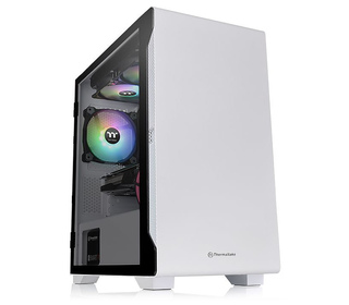 Thermaltake S100 Tempered Glass Snow Edition Micro Tower Blanc