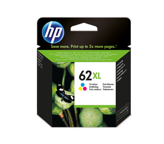 HP 62XL cartouche d'encre trois couleurs grande capacité authentique