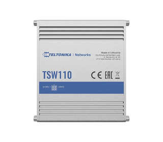 Teltonika TSW110 commutateur réseau Non-géré Gigabit Ethernet (10/100/1000) Connexion Ethernet, supportant l'alimentation via ce