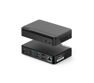 ALOGIC DUTHD station d'accueil USB 3.2 Gen 1 (3.1 Gen 1) Type-C Noir