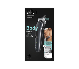 Braun BodyGroomer BG5340 Noir, Argent