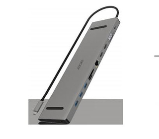 Acer ACG-DCK-C-1 Avec fil USB 3.2 Gen 1 (3.1 Gen 1) Type-C Gris