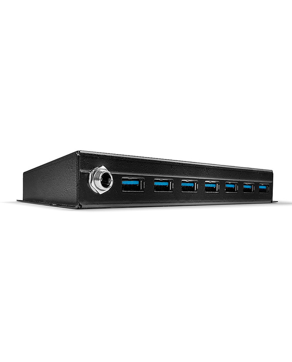 Lindy 43128 hub & concentrateur 5000 Mbit/s Noir