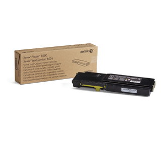 Xerox Cartouche de toner Jaune Phaser 6600, WorkCentre 6605