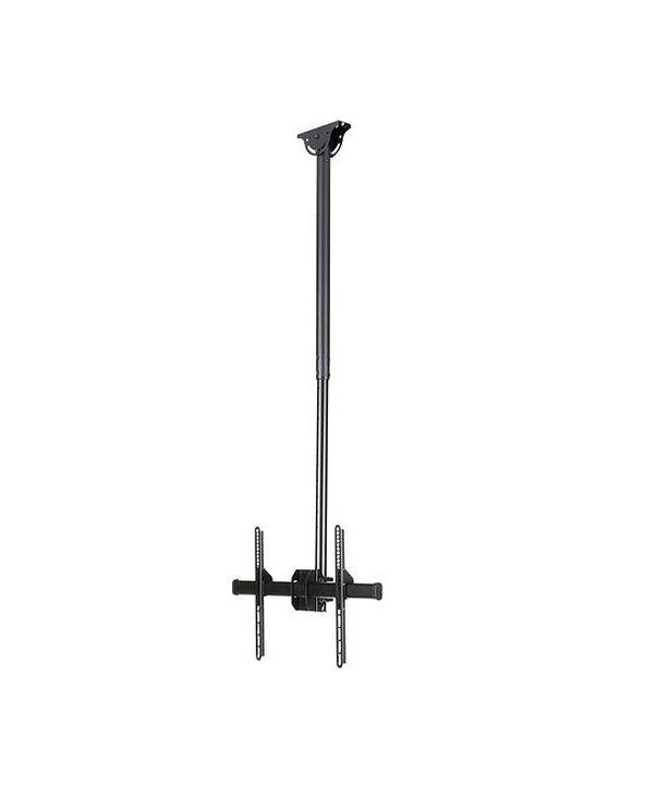 StarTech.com Support TV pour Plafond - Support Universel pour Écran Unique avec Mât Télescopique Réglable - Inclinable/Pivotant 