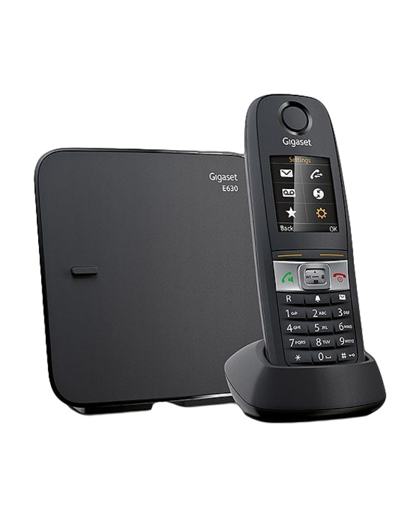 Gigaset E630 Téléphone DECT Identification de l'appelant Noir