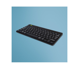R-Go Tools Clavier ergonomique R-Go Compact Break, clavier compact avec logiciel de pause,AZERTY (FR), Bluetooth, noir