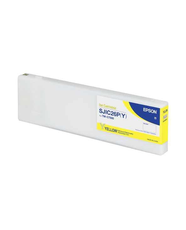 Epson SJIC26P(Y): Ink cartridge for ColorWorks C7500 (Yellow)