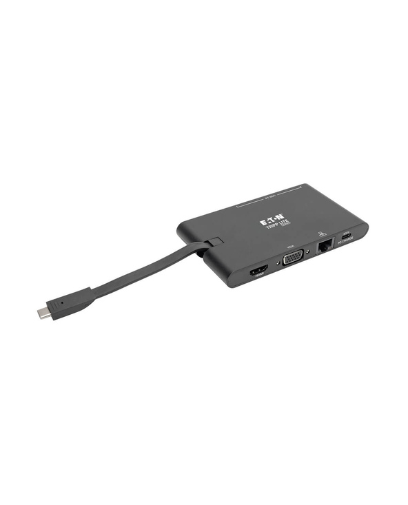Tripp Lite U442-DOCK3-B station d'accueil Avec fil USB 3.2 Gen 2 (3.1 Gen 2) Type-C Noir